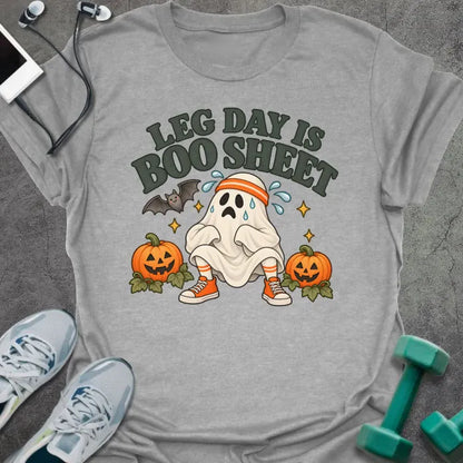 T-Shirt Sport Grey / S Leg Day Boo T-Shirt