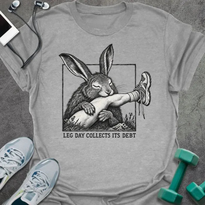 T-Shirt Sport Grey / S Leg Debt T-Shirt