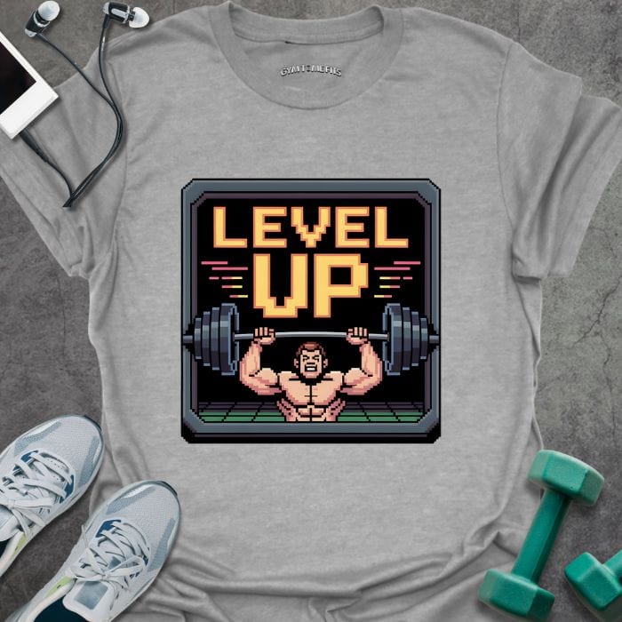 T-Shirt Sport Grey / S Level Up T-Shirt