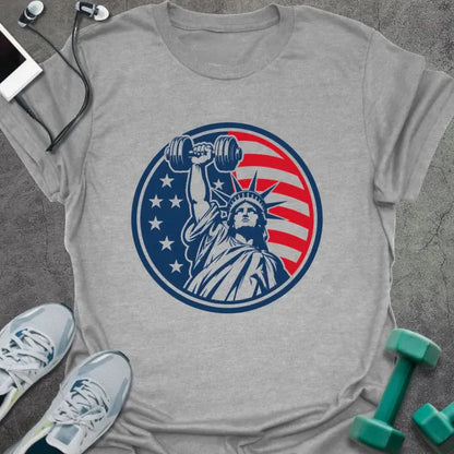 T-Shirt Sport Grey / S Liberty Badge T-Shirt