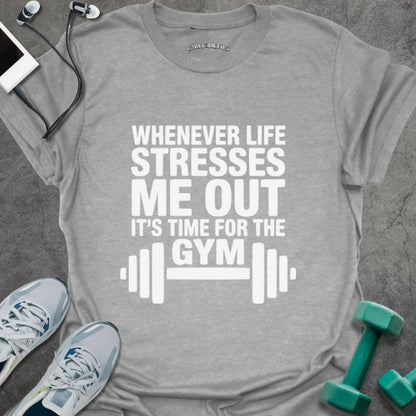 T-Shirt Sport Grey / S Life Stresses T-Shirt