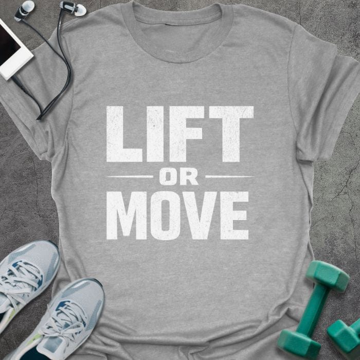 T-Shirt Sport Grey / S Lift Or Move T-Shirt