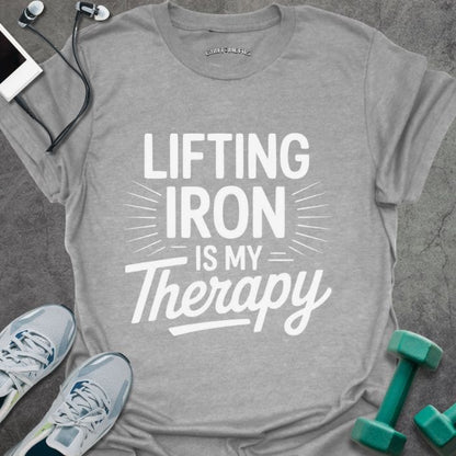 T-Shirt Sport Grey / S Lifting Iron T-Shirt