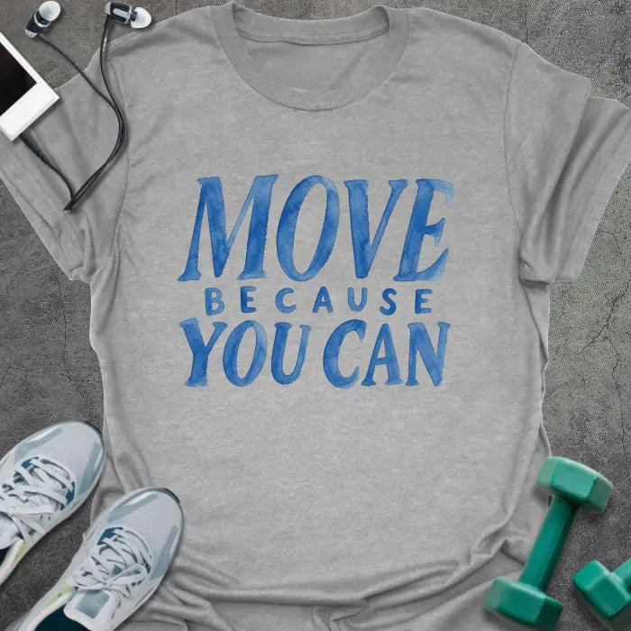 T-Shirt Sport Grey / S Move Watercolor
