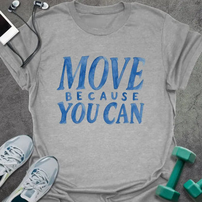 T-Shirt Sport Grey / S Move Watercolor