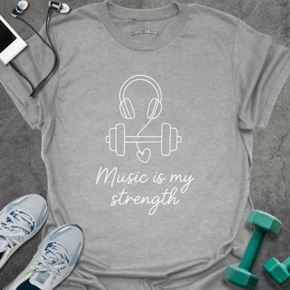 T-Shirt Sport Grey / S Music Is T-Shirt