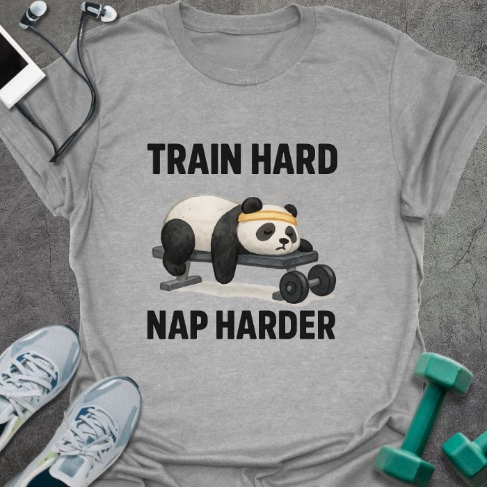 T-Shirt Sport Grey / S Nap Harder T-Shirt