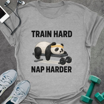 T-Shirt Sport Grey / S Nap Harder T-Shirt