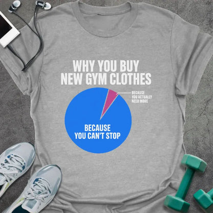 T-Shirt Sport Grey / S New Clothes T-Shirt