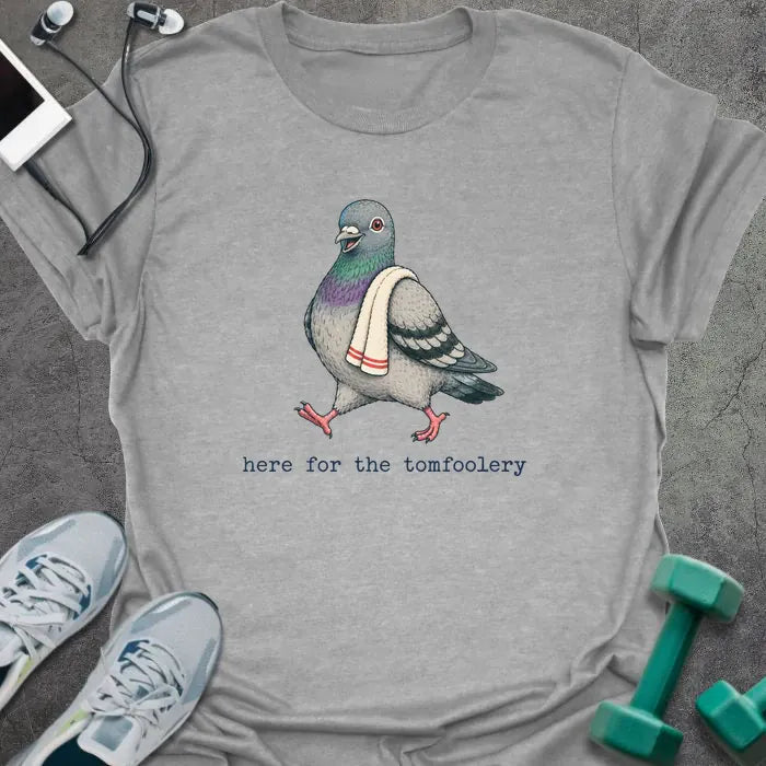 T-Shirt Sport Grey / S Pigeon Tomfoolery T-Shirt