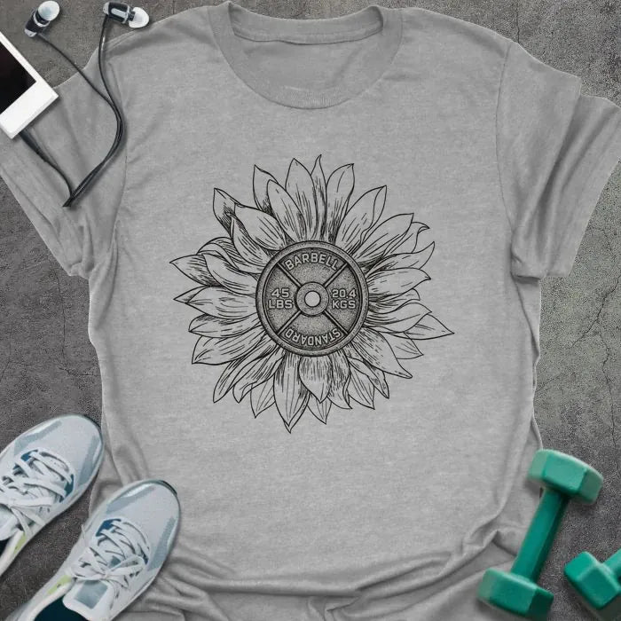 T-Shirt Sport Grey / S Plate Sunflower T-Shirt