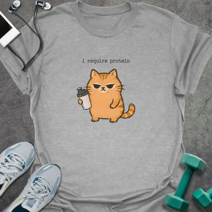 T-Shirt Sport Grey / S Require Protein T-Shirt