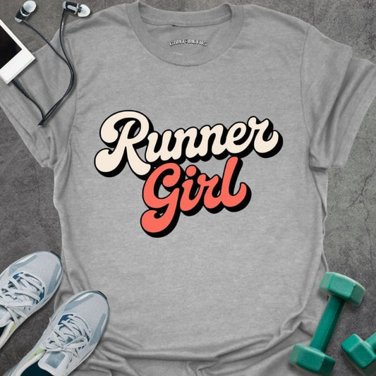 T-Shirt Sport Grey / S Runner Girl T-Shirt