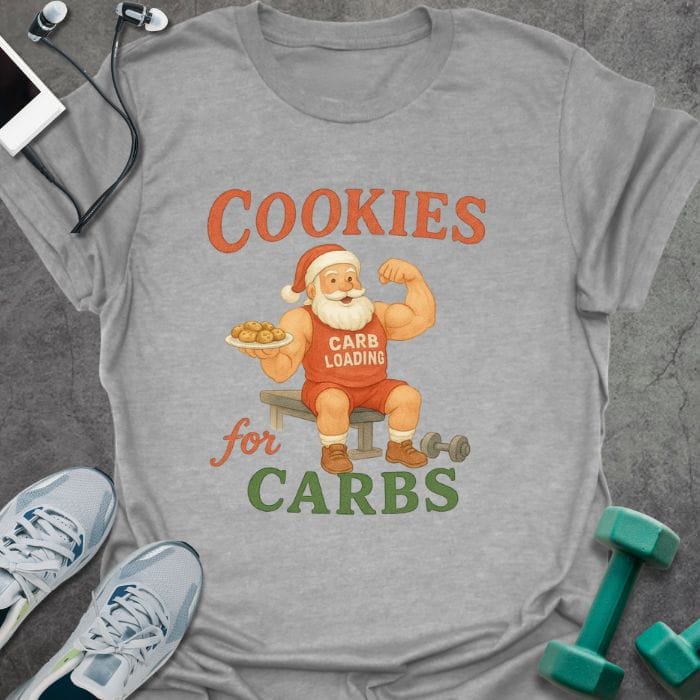 T-Shirt Sport Grey / S Santa Cookies T-Shirt