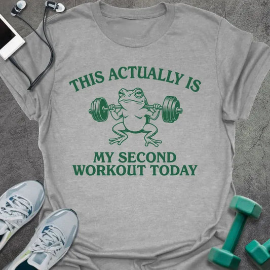 T-Shirt Sport Grey / S Second Workout T-Shirt