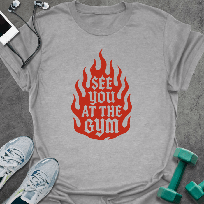 T-Shirt Sport Grey / S See You Flame T-Shirt