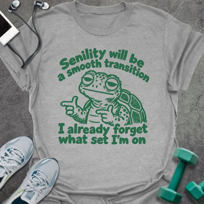 T-Shirt Sport Grey / S Senile Frog T-Shirt