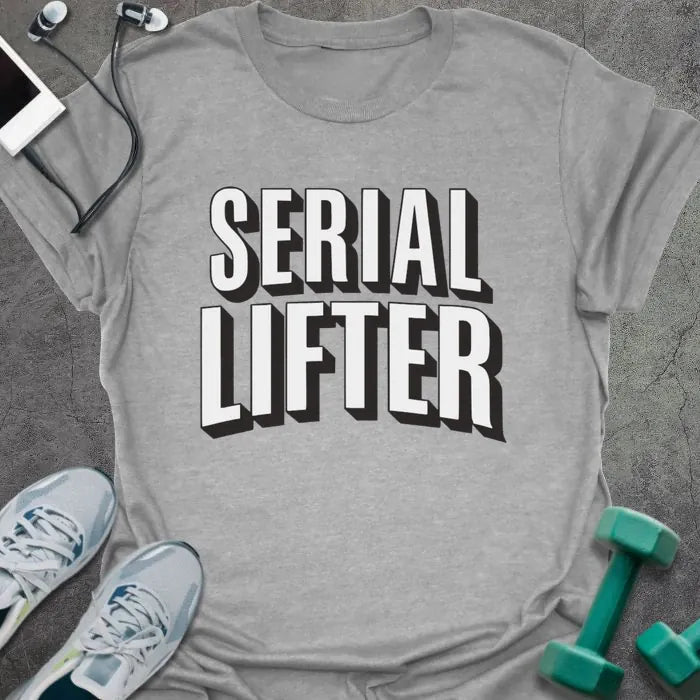 T-Shirt Sport Grey / S Serial Lifter T-Shirt