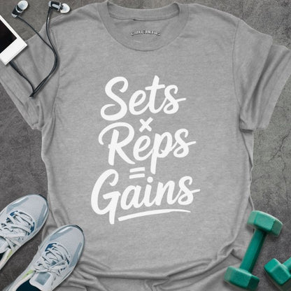 T-Shirt Sport Grey / S Sets x Reps T-Shirt