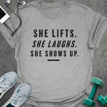 T-Shirt Sport Grey / S She Shows T-Shirt