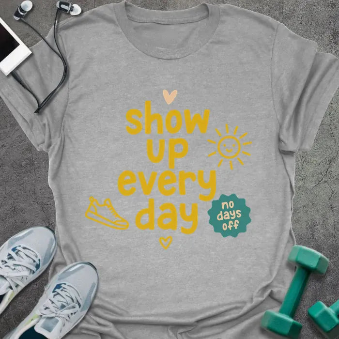 T-Shirt Sport Grey / S Show Up T-Shirt