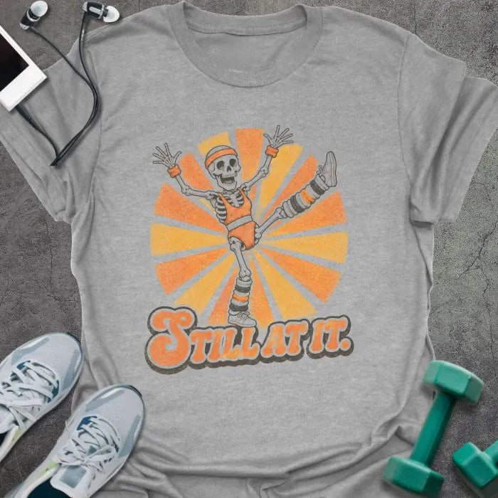 T-Shirt Sport Grey / S Skeleton Dancing T-Shirt