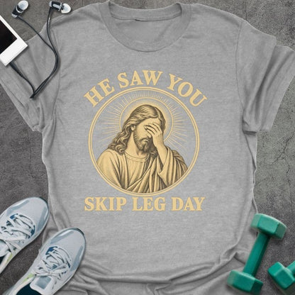 T-Shirt Sport Grey / S Skip Leg Day T-Shirt