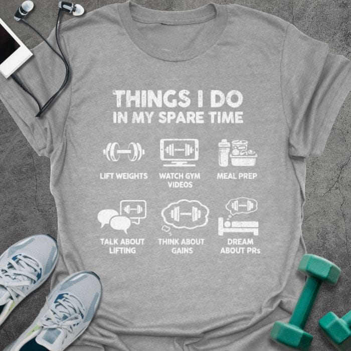 T-Shirt Sport Grey / S Spare Time T-Shirt
