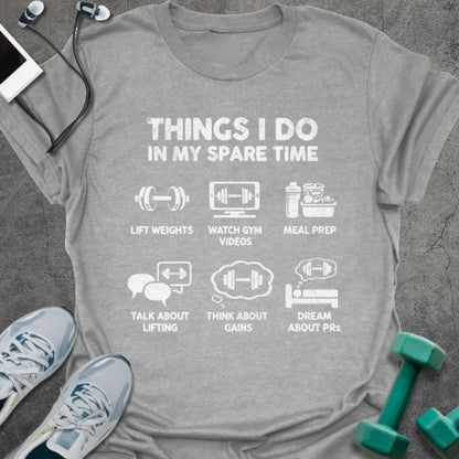 T-Shirt Sport Grey / S Spare Time T-Shirt