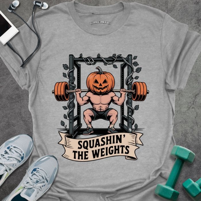 T-Shirt Sport Grey / S Squashin Weights T-Shirt