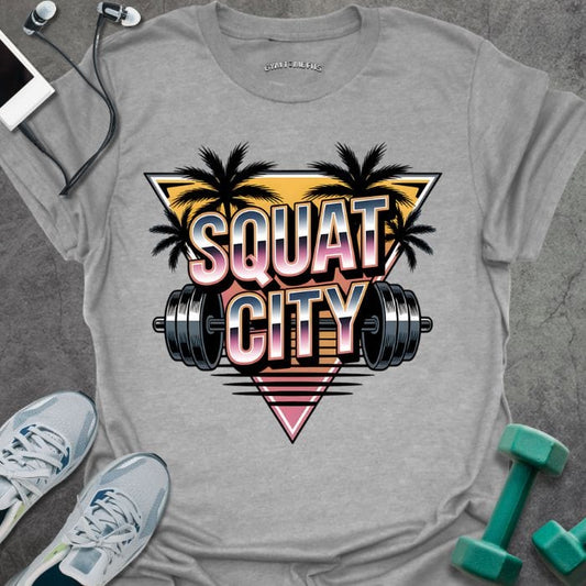 T-Shirt Sport Grey / S Squat City T-Shirt