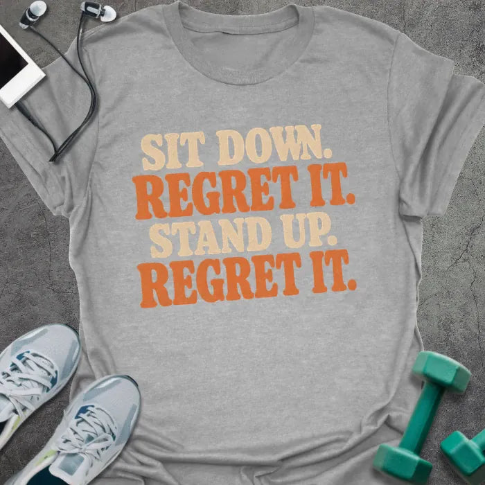 T-Shirt Sport Grey / S Squat Regret T-Shirt