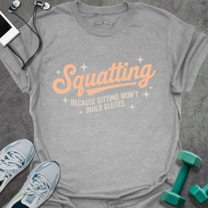 T-Shirt Sport Grey / S Squatting T-Shirt