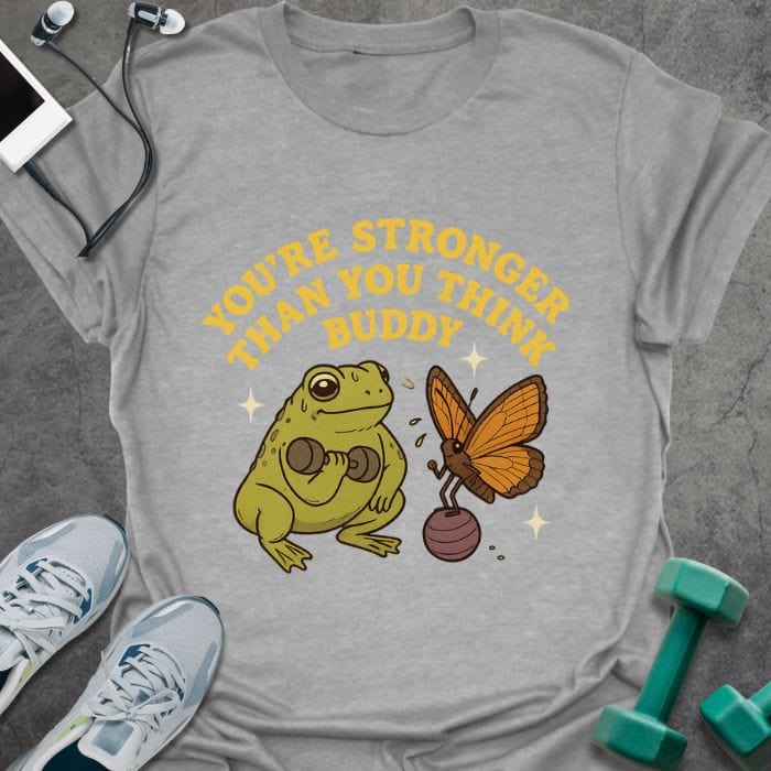 T-Shirt Sport Grey / S Stronger Than T-Shirt