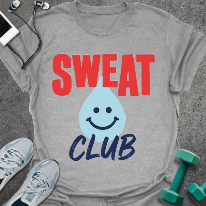 T-Shirt Sport Grey / S Sweat Club T-Shirt