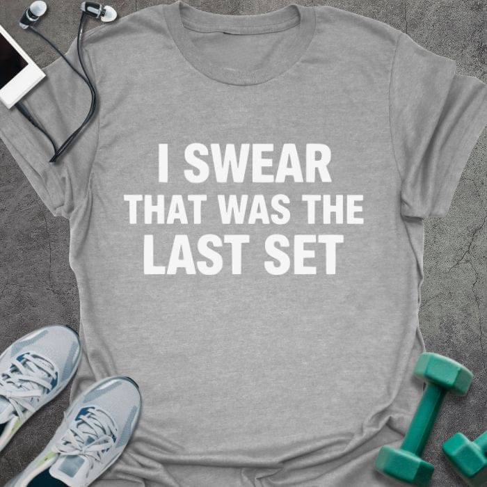 T-Shirt Sport Grey / S The Last Set T-Shirt