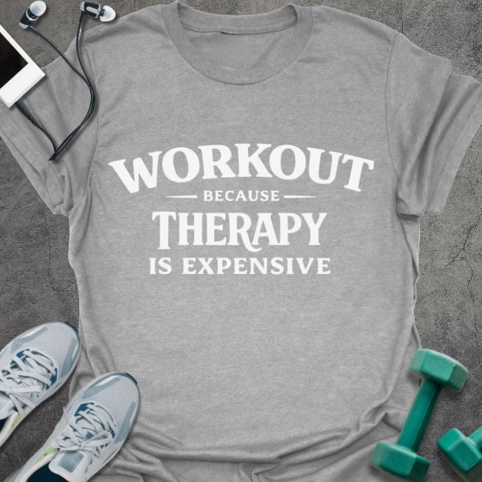 T-Shirt Sport Grey / S Therapy Is T-Shirt