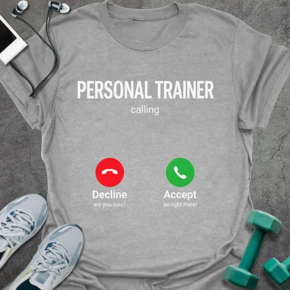 T-Shirt Sport Grey / S Trainer Calling T-Shirt