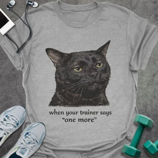 T-Shirt Sport Grey / S Unamused Cat