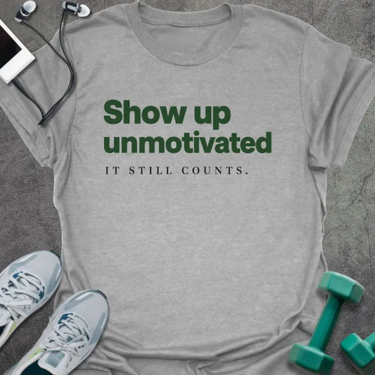T-Shirt Sport Grey / S Unmotivated Counts T-Shirt