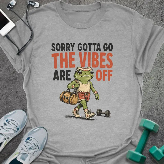 T-Shirt Sport Grey / S Vibes Off T-Shirt