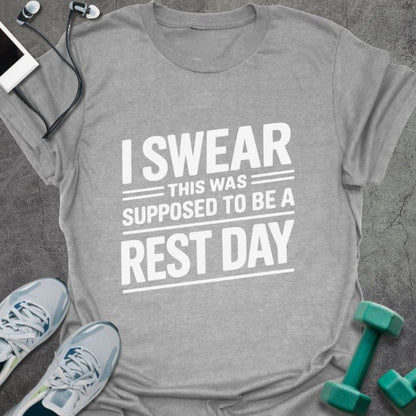 T-Shirt Sport Grey / S Was Rest Day T-Shirt