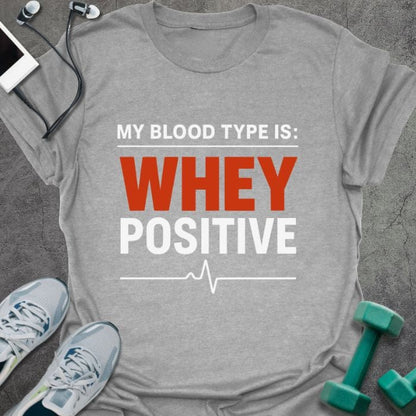 T-Shirt Sport Grey / S Whey Positive T-Shirt