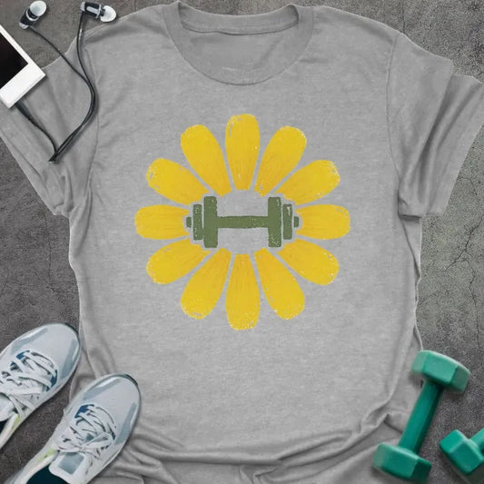 T-Shirt Sport Grey / XS Dandelion Dumbbell T-Shirt