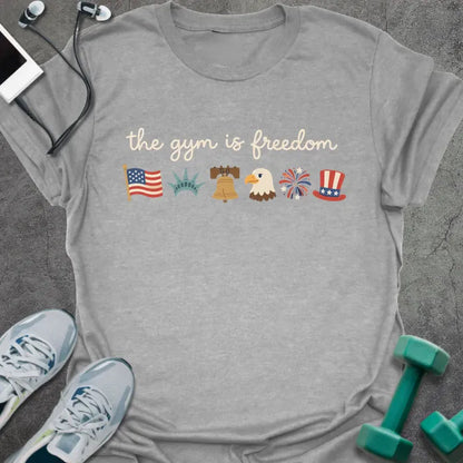 T-Shirt Sport Grey / XS Gym Freedom T-Shirt