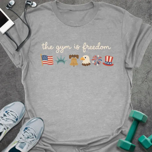 T-Shirt Sport Grey / XS Gym Freedom T-Shirt