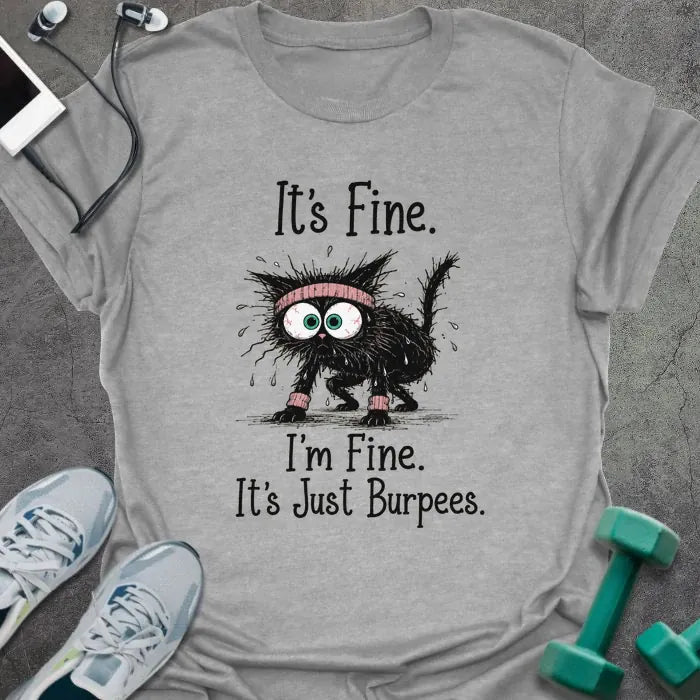T-Shirt Sport Grey / XS Just Burpees T-Shirt