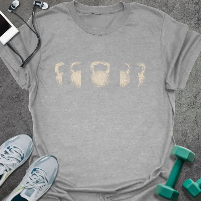 T-Shirt Sport Grey / XS Kettlebell Quotes T-Shirt