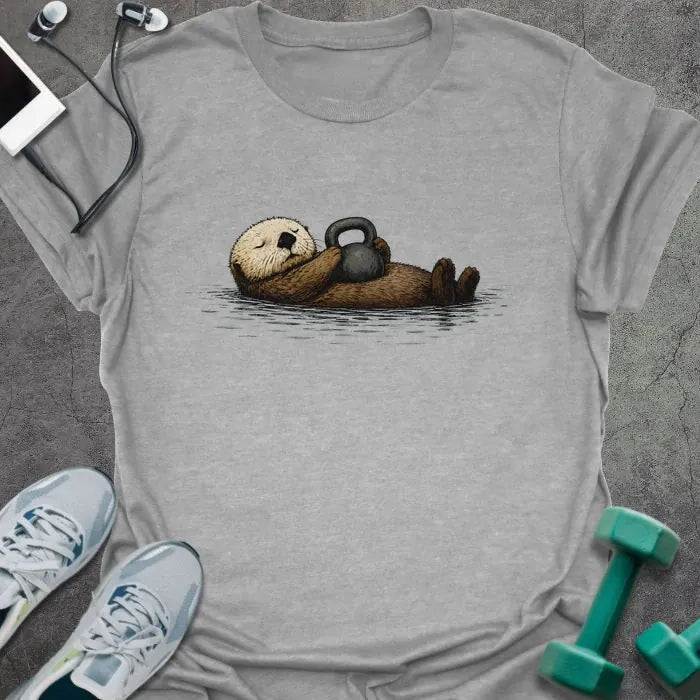 T-Shirt Sport Grey / XS Otter Kettlebell T-Shirt