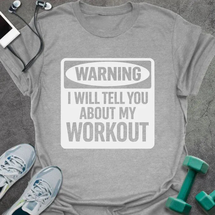 T-Shirt Sport Grey / XS Warning I T-Shirt